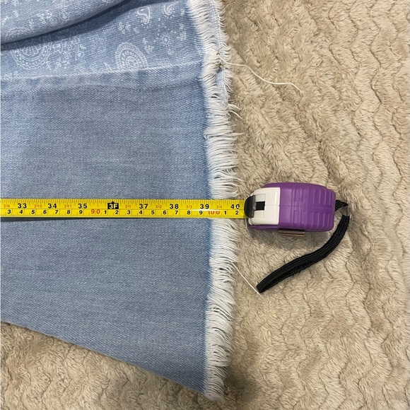 SIZE 7/27 KANCAN ESTILO JEANS HIGH RISE EXTREME FLARE HIPPIE BOHO FUNKY - Picture 7 of 9